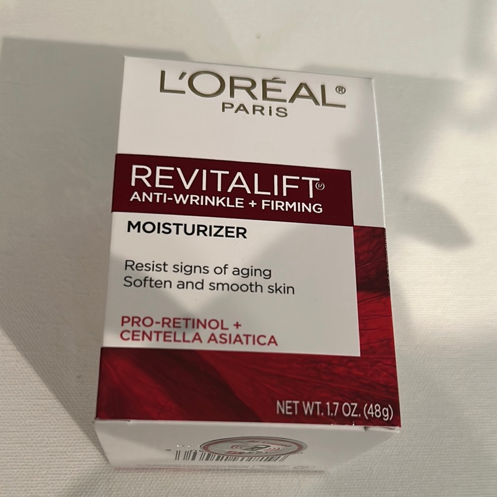 L’Oreal Paris Revitalist Anti-Wrinkle, Firming and Moisturizing.